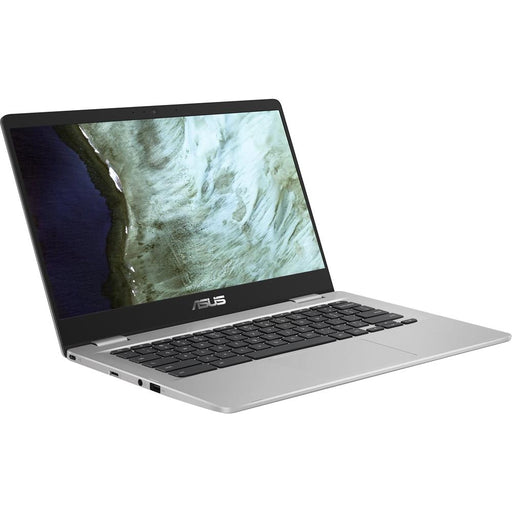 ASUS 14" Chromebook, Intel Celeron - 4GB Memory - 32GB eMMC Flash Memory - Silver-Asus-PriceWhack.com