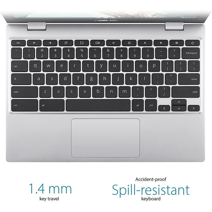 Asus Chromebook CX1 11.6" 4GB - Transparent Silver-Asus-PriceWhack.com