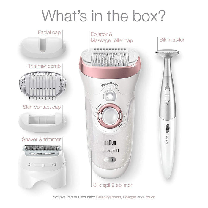 Braun Epilator Silk Epil 9–890 Sensosmart Electric Shaver-Braun-PriceWhack.com