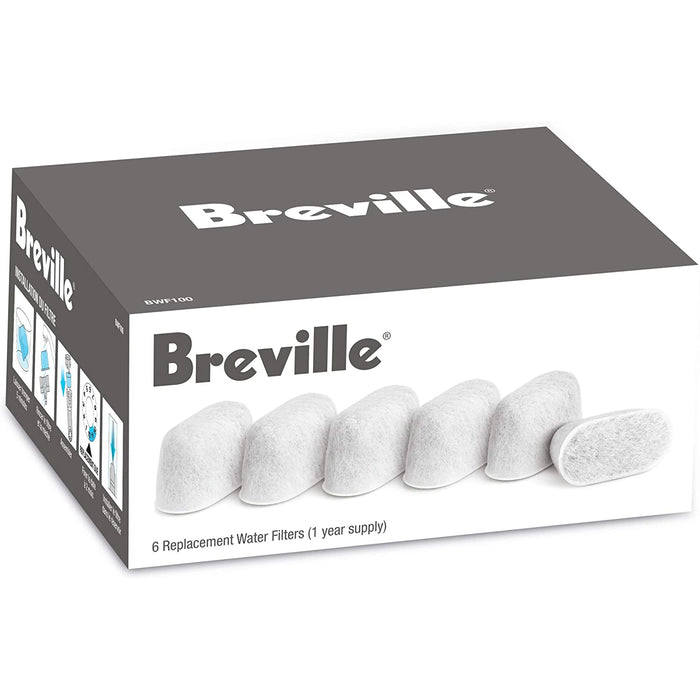 Breville Replacement Water Filters 6 Pack - White-Breville-PriceWhack.com