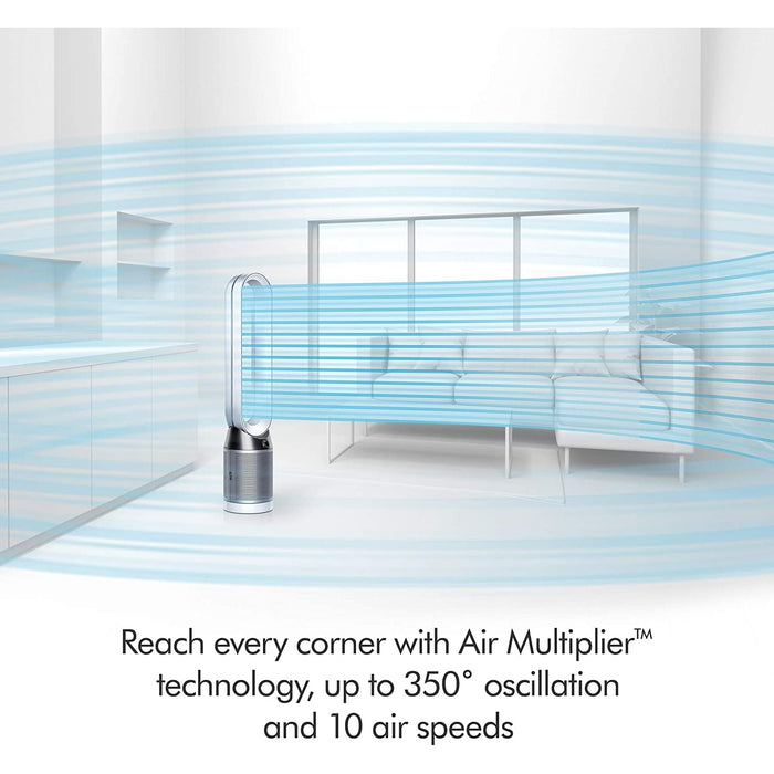 Dyson TP04 Pure Cool HEPA Air Purifier and Tower Fan - White / Silver-Dyson-PriceWhack.com