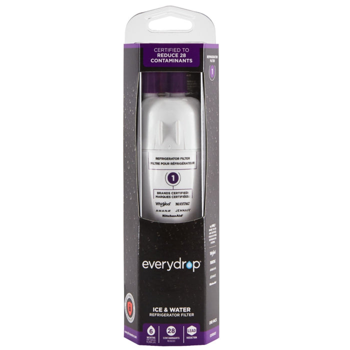 EveryDrop by Whirlpool EDR1RXD1 Ice and Water Filter Single Pack - White / Purple-EverydropbyWhirlpool-PriceWhack.com