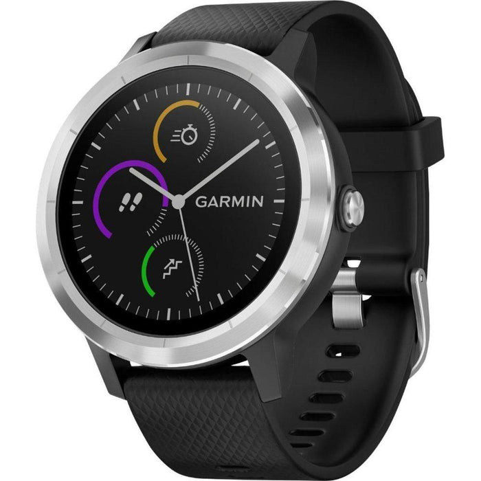 Garmin Vivoactive 3 GPS Smartwatch Stainless Steel/Black-Garmin-PriceWhack.com