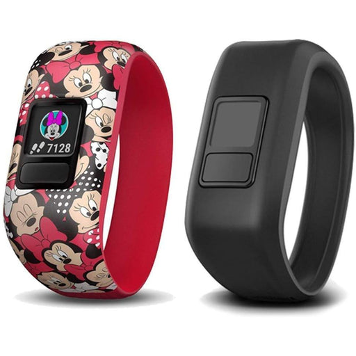 Garmin Vivofit Jr 2 Activity Tracker for Kids Minnie Mouse & Black Bands-Garmin-PriceWhack.com