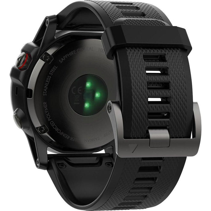 Garmin fenix 5X Sapphire Edition Multi-Sport Training GPS Watch - Slate Gray with Black Band-Garmin-PriceWhack.com