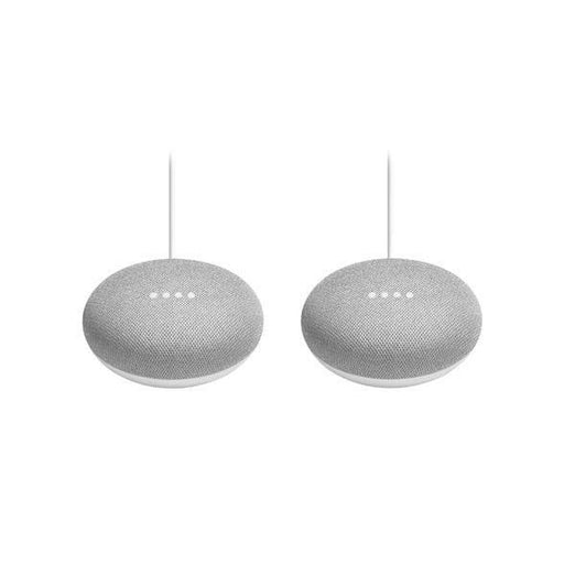 Google Home Mini Smart Speaker with Google Assistant (1st Gen) Chalk - 2-Pack-Google-PriceWhack.com