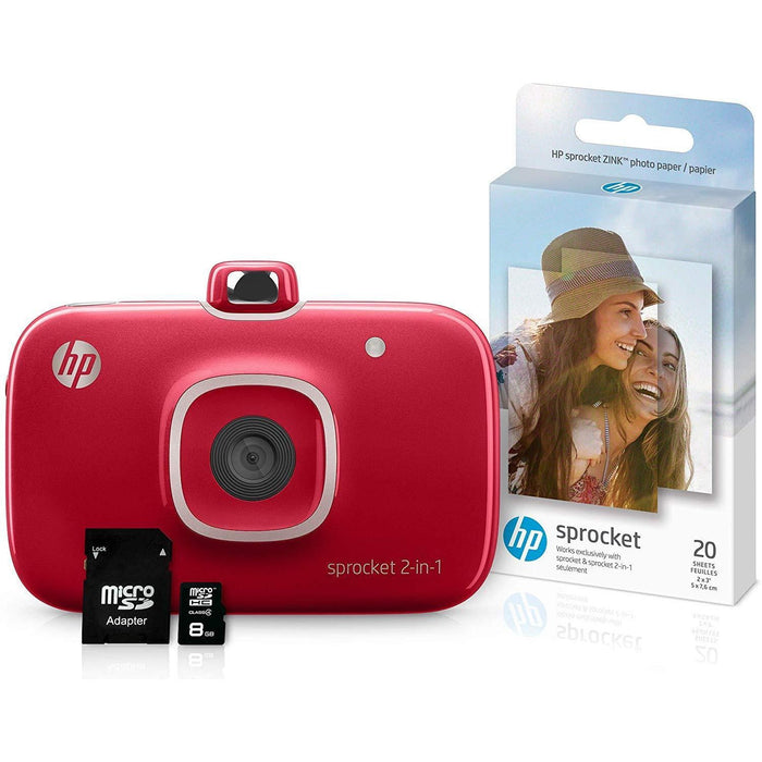 HP Sprocket 2-in-1 Portable Photo Printer & Instant Camera Bundle-HP-PriceWhack.com