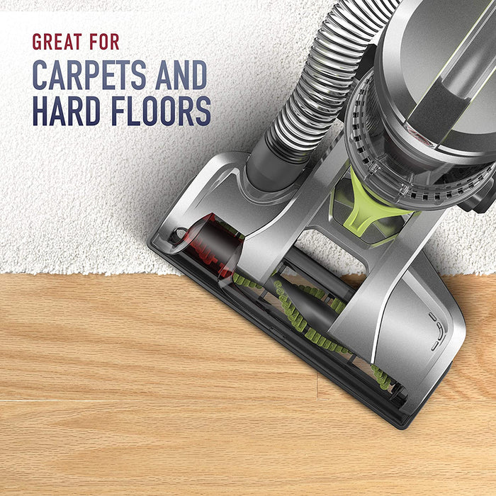 Hoover Air Steerable Bagless Upright Vacuum - Silver / Green-Hoover-PriceWhack.com