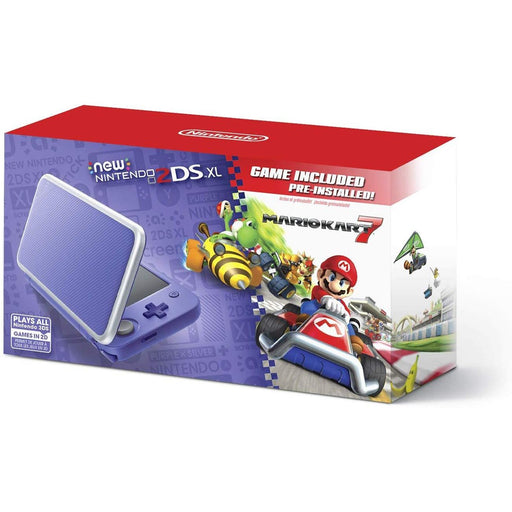 Nintendo 2DS XL Mario Kart 7 Bundle - Purple & Silver-Nintendo-PriceWhack.com