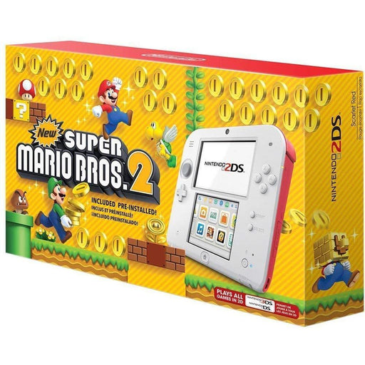 Nintendo 2DS with Super Mario Bros. 2 - Scarlet Red-Nintendo-PriceWhack.com