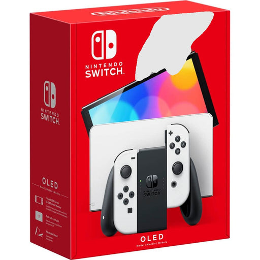 Nintendo Switch OLED Model with White Joy-Con-Nintendo-PriceWhack.com