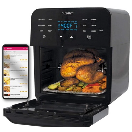 NuWave Brio 15.5-Quart Large Capacity Air Fryer Oven + Grill-NuWave-PriceWhack.com