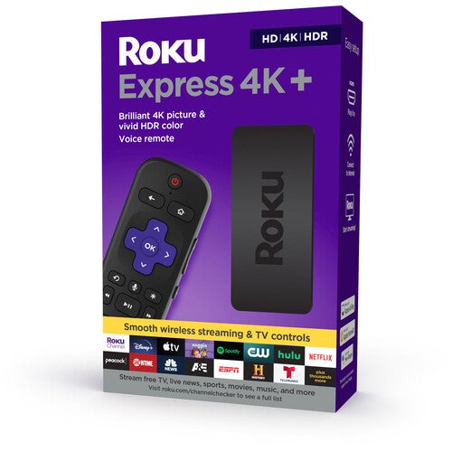 Roku Express 4K+ Streaming Media Player (2021)-Roku-PriceWhack.com