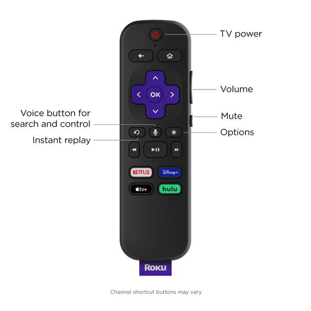 Roku Streaming Stick 4K Streaming Device 2021 with Promo-Roku-PriceWhack.com