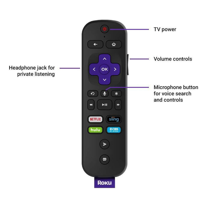 Roku Ultra Streaming Player (2018) with JBL headphones-Roku-PriceWhack.com