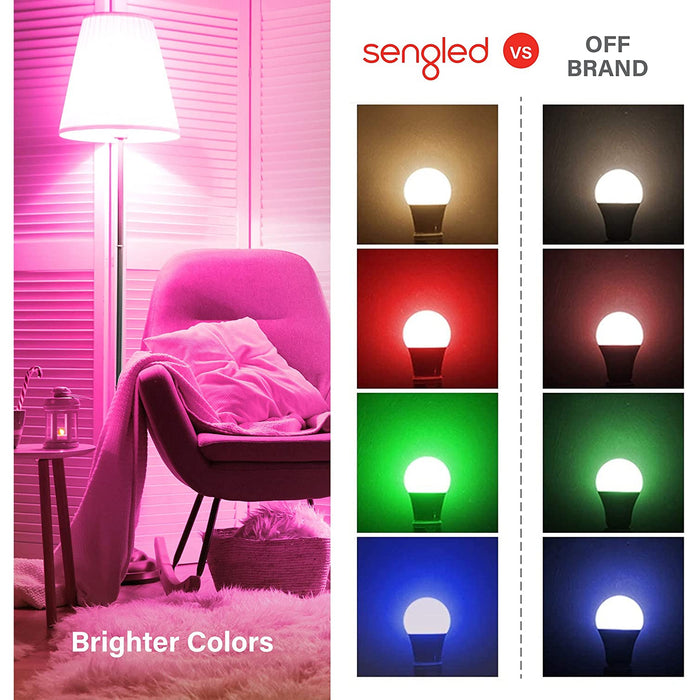 Sengled Smart Bluetooth Mesh LED Multicolor A19 Bulb-Sengled-PriceWhack.com