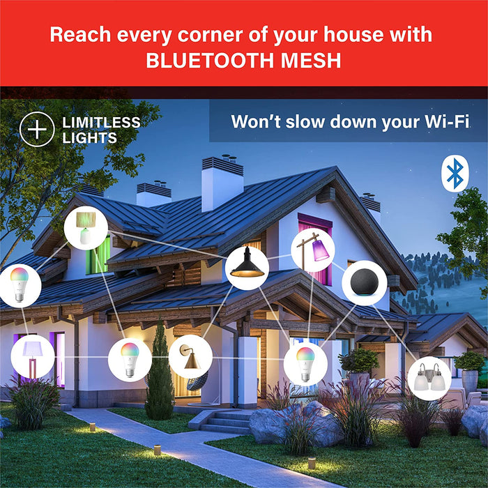 Sengled Smart Bluetooth Mesh LED Multicolor A19 Bulb-Sengled-PriceWhack.com