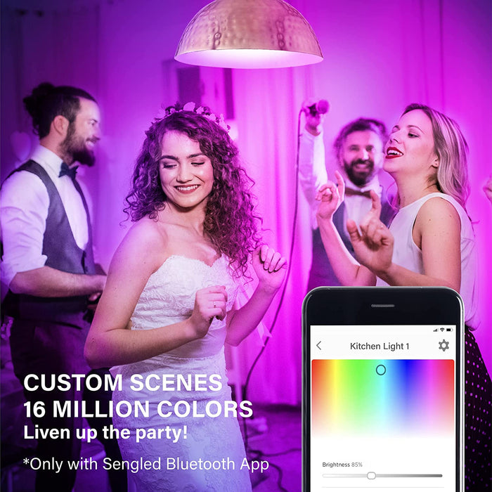 Sengled Smart Bluetooth Mesh LED Multicolor A19 Bulb-Sengled-PriceWhack.com