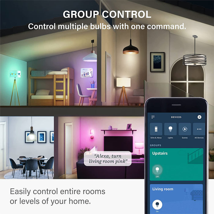 Sengled Smart Bluetooth Mesh LED Multicolor A19 Bulb-Sengled-PriceWhack.com