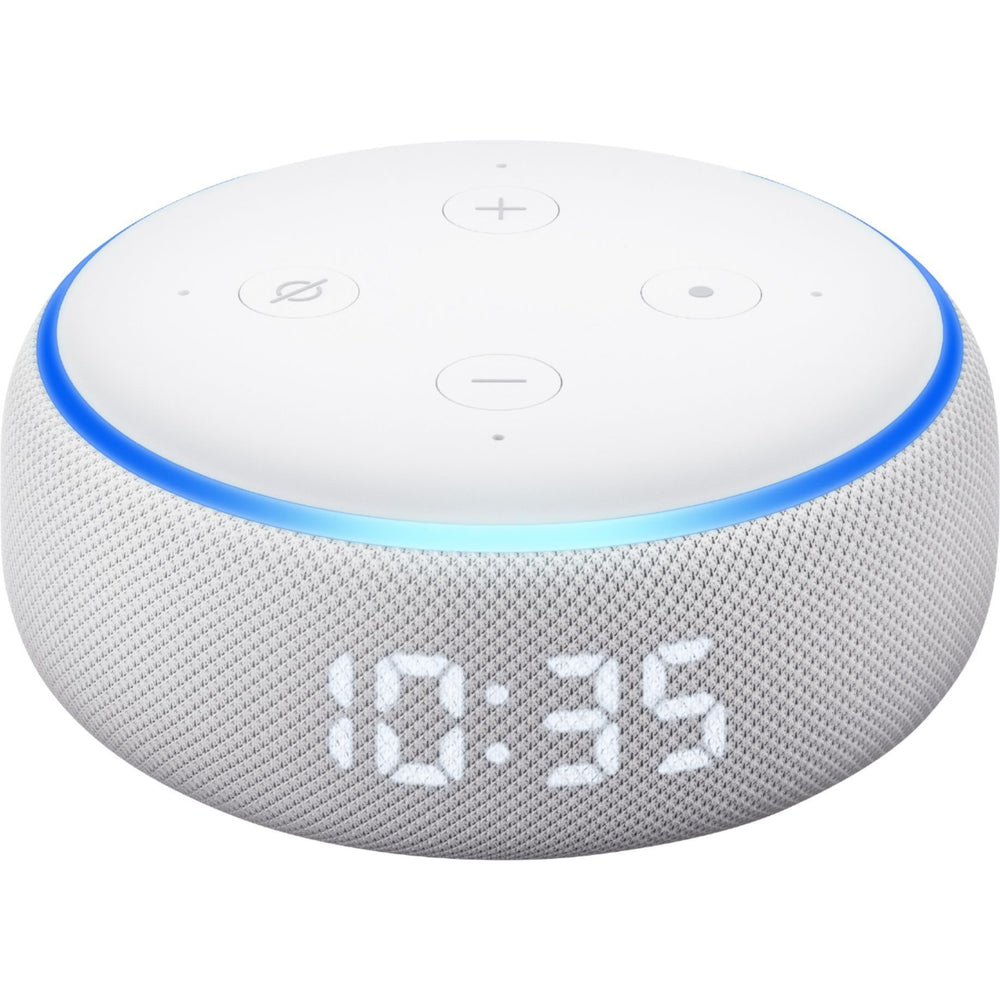 Amazon Echo Dot (3rd Gen) with Clock - Sandstone-Amazon-PriceWhack.com
