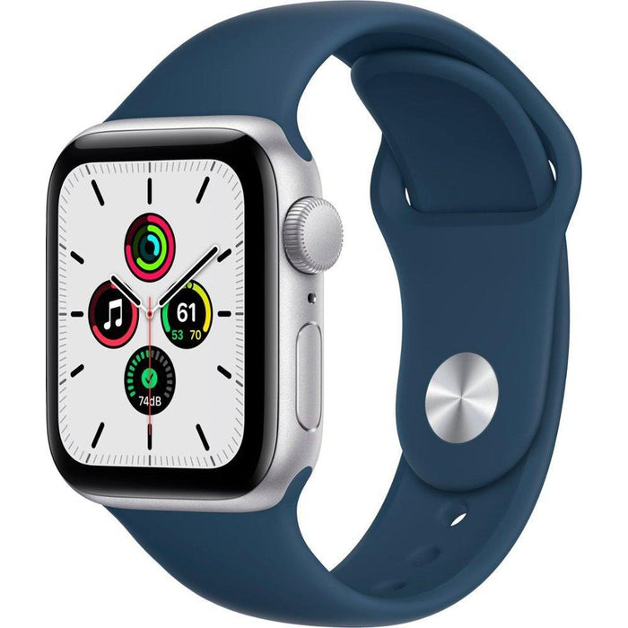 Apple Watch SE 40mm Abyss Blue Sport Band - Silver-Apple-PriceWhack.com