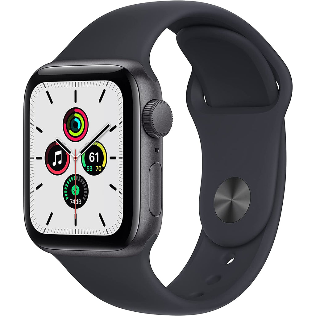 Apple Watch SE 40mm Space Gray Aluminum Case with Midnight Sport Band