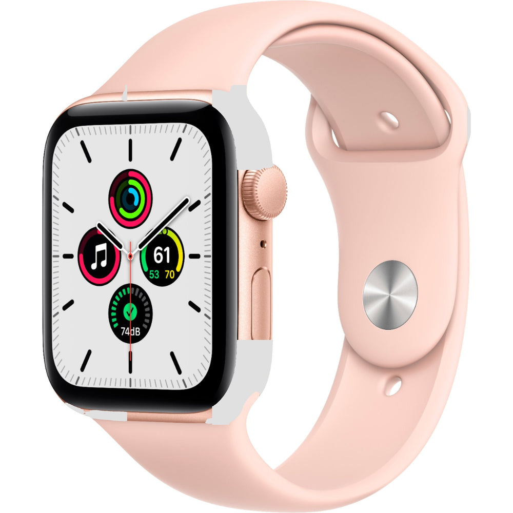 Apple Watch SE 44mm Gold Aluminum Case with Pink Sand Sport Band-REFURBISHED-Apple-PriceWhack.com