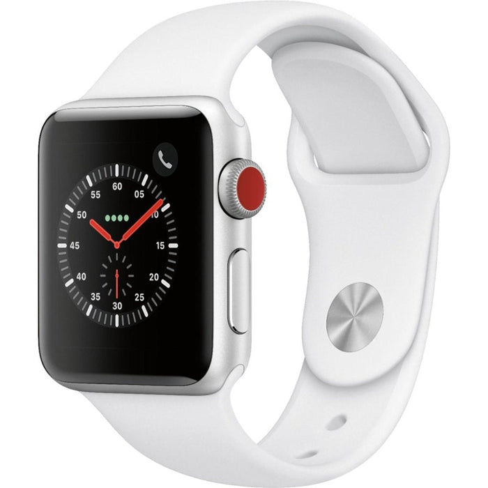 Apple Watch Series 3 (GPS + Cellular) 38mm Silver Aluminum Case | USED-Apple-PriceWhack.com