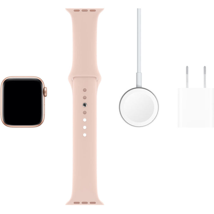 Apple Watch Series 5 40mm Gold Aluminum Case with Pink Sand Sport Band.USED-Apple-PriceWhack.com