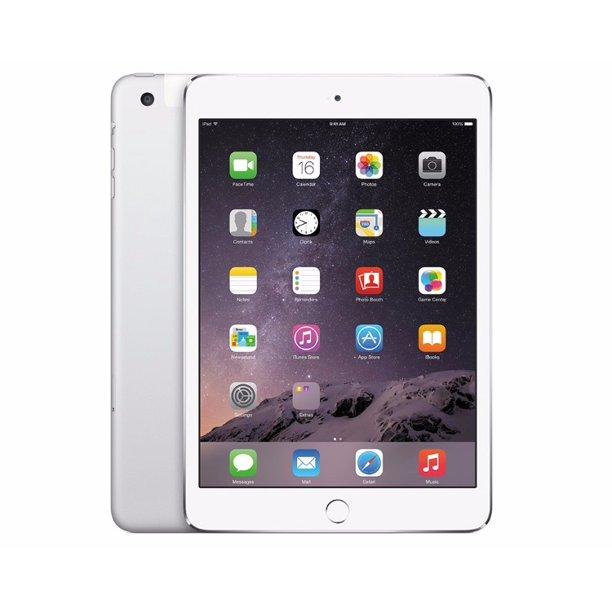 Apple iPad Mini 3 16Gb Silver Cellular; Refurbished-Apple-PriceWhack.com