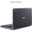Asus Chromebook C203XA 11.6" 32Gb Rugged & Spill Resistant Laptop - Dark Grey-Asus-PriceWhack.com
