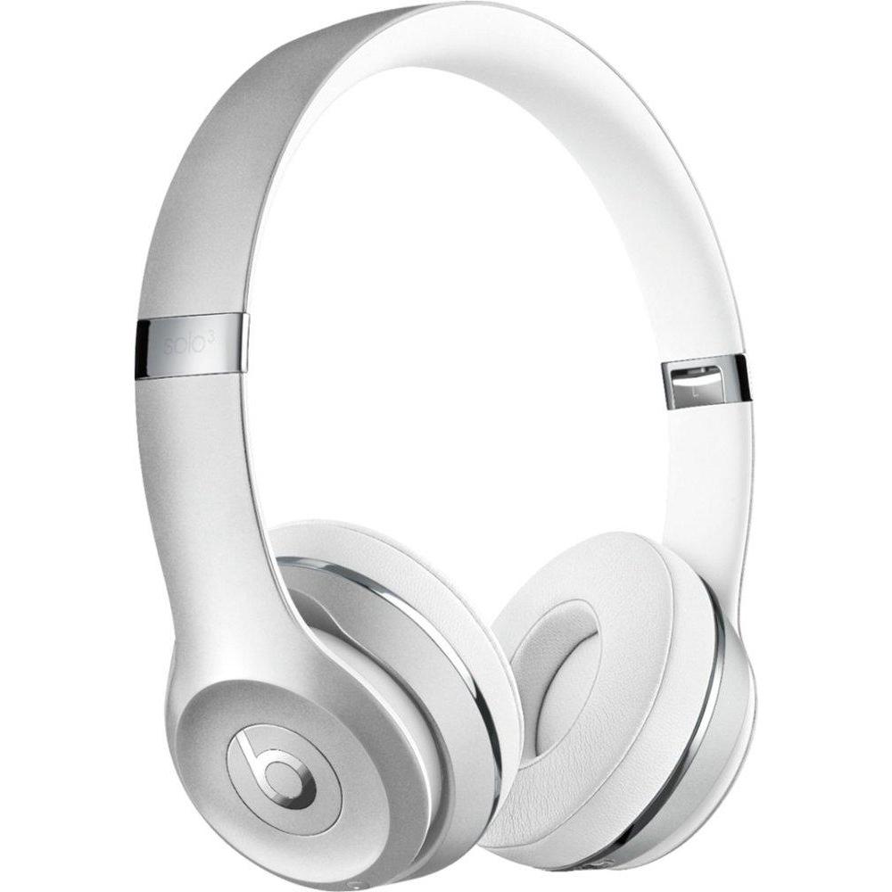 Beats Solo3 Wireless Headphones Satin Silver (Latest Model)-Beats-PriceWhack.com
