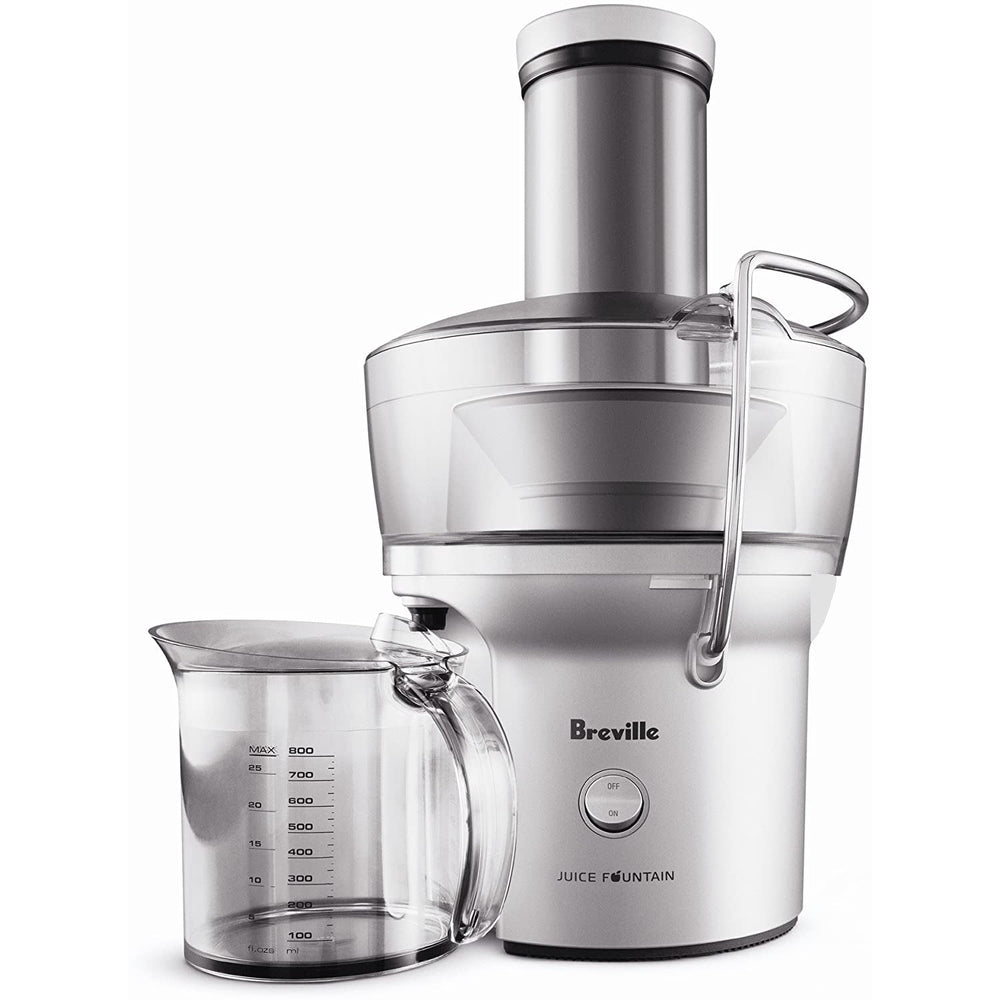 Breville Juice Fountain Compact Electric Juicer - Silver-Breville-PriceWhack.com