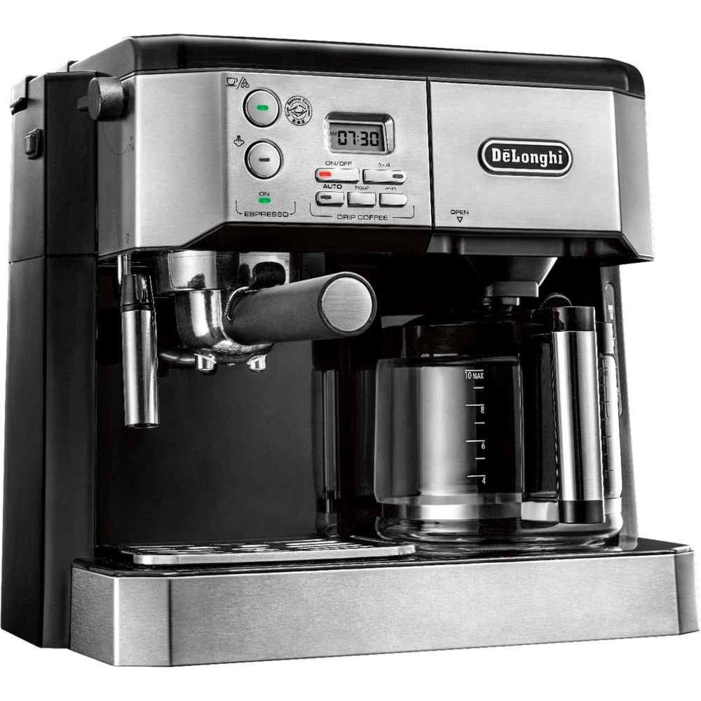 DeLonghi 10-Cup Coffee Maker and Espresso Maker with 15 bars of pressure - Stainless steel.USED.A-De'Longhi-PriceWhack.com
