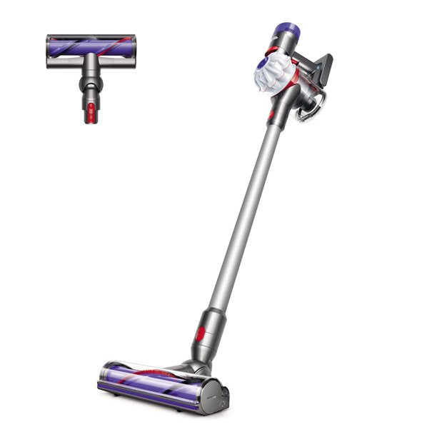 Dyson V7 Cordless Allergy HEPA Vacuum, White-REFURBISHED