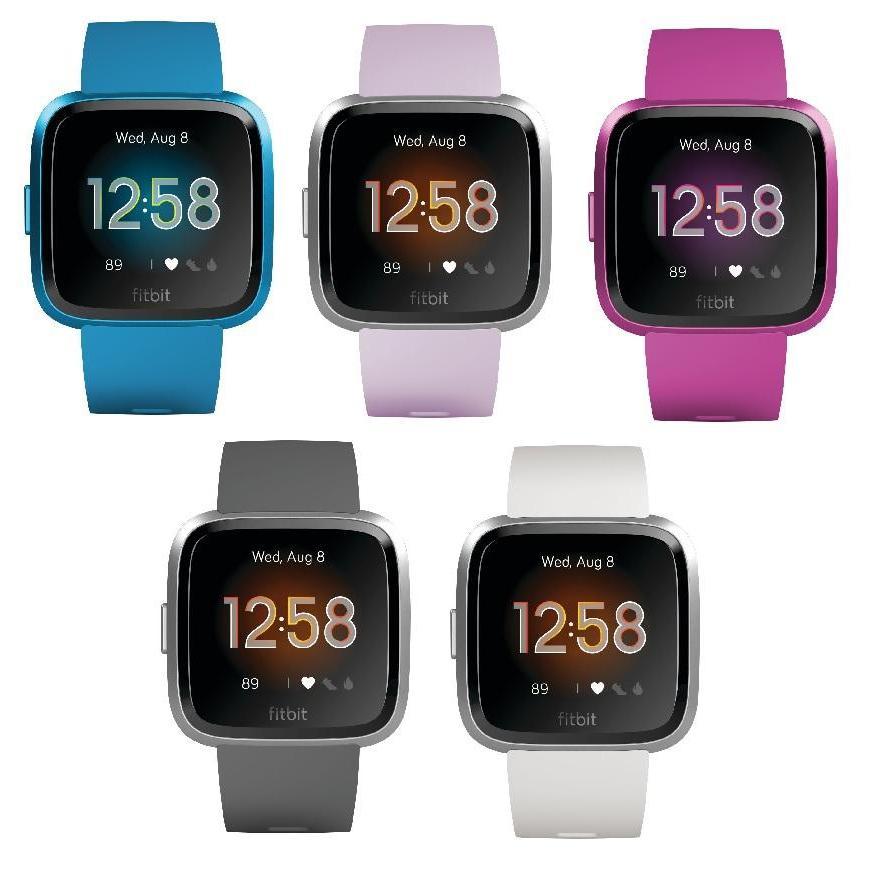  Fitbit Versa Lite Edition Smart Watch,GPS, One Size (S and L  Bands Included) : Electronics