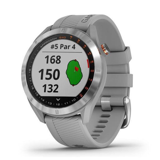 Garmin Approach S40 GPS Watch - Powder Gray-Garmin-PriceWhack.com