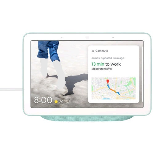 Google Home Hub with Assistant - Aqua