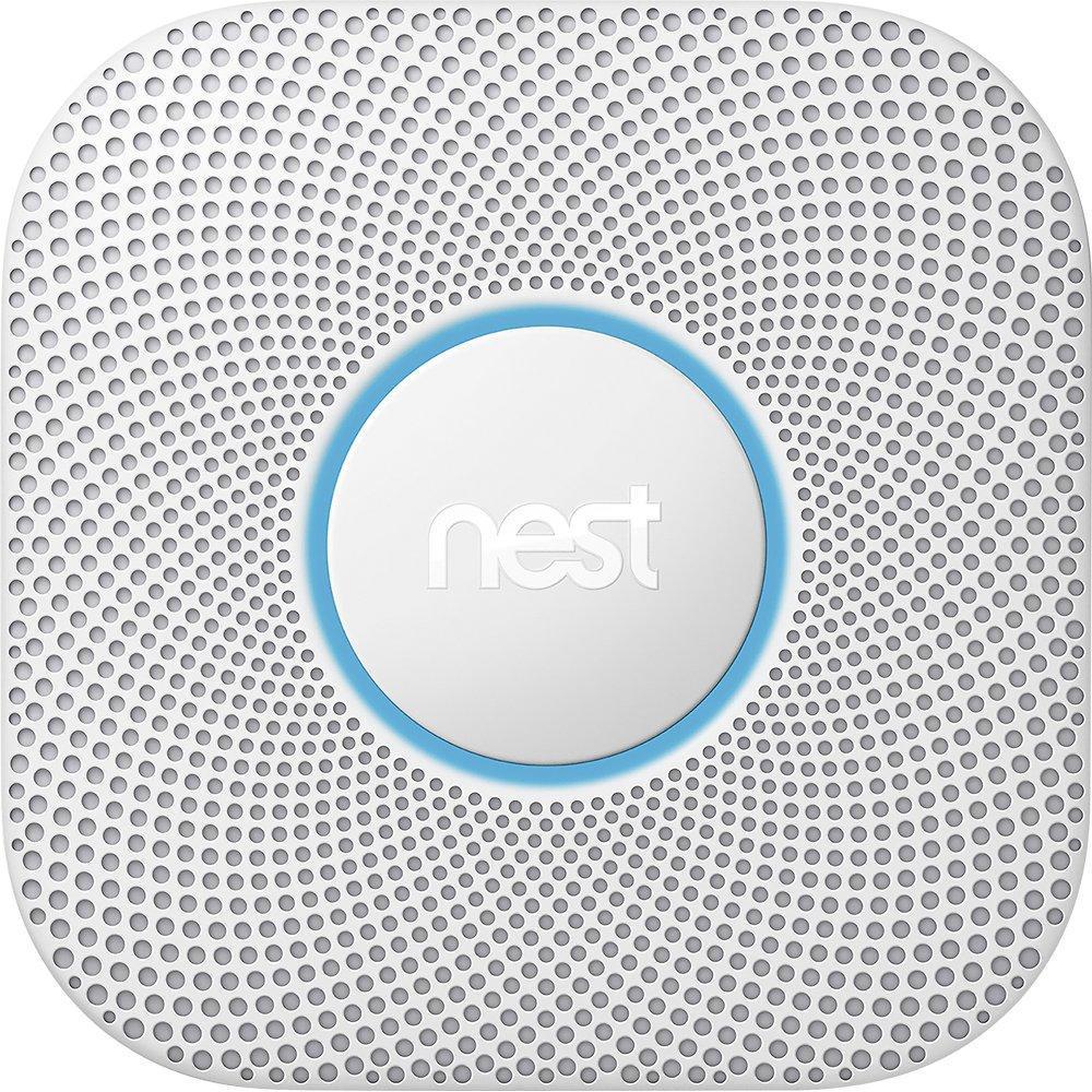 Google Nest Protect 2nd Gen Smart Smoke / Carbon Monoxide Battery Alarm - White-Nest-PriceWhack.com