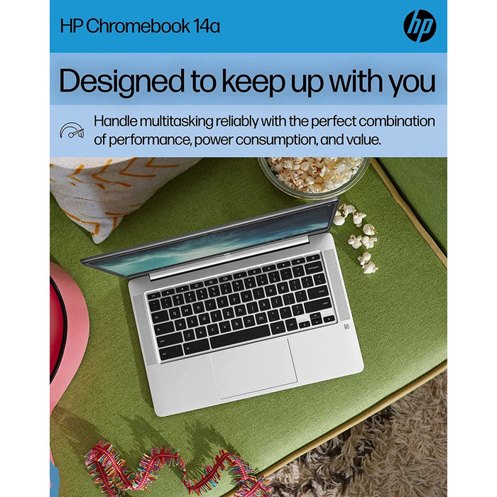 HP Chromebook 14" 64Gb Laptop (2022) - Mineral Silver-HP-PriceWhack.com
