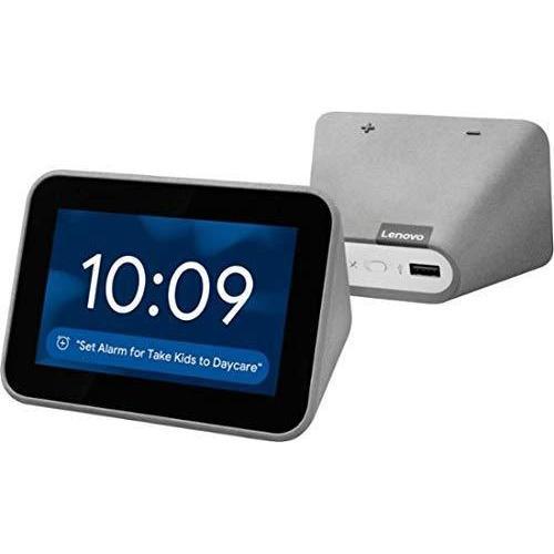 Lenovo Smart Clock with Google Assistant - Gray-Lenovo-PriceWhack.com