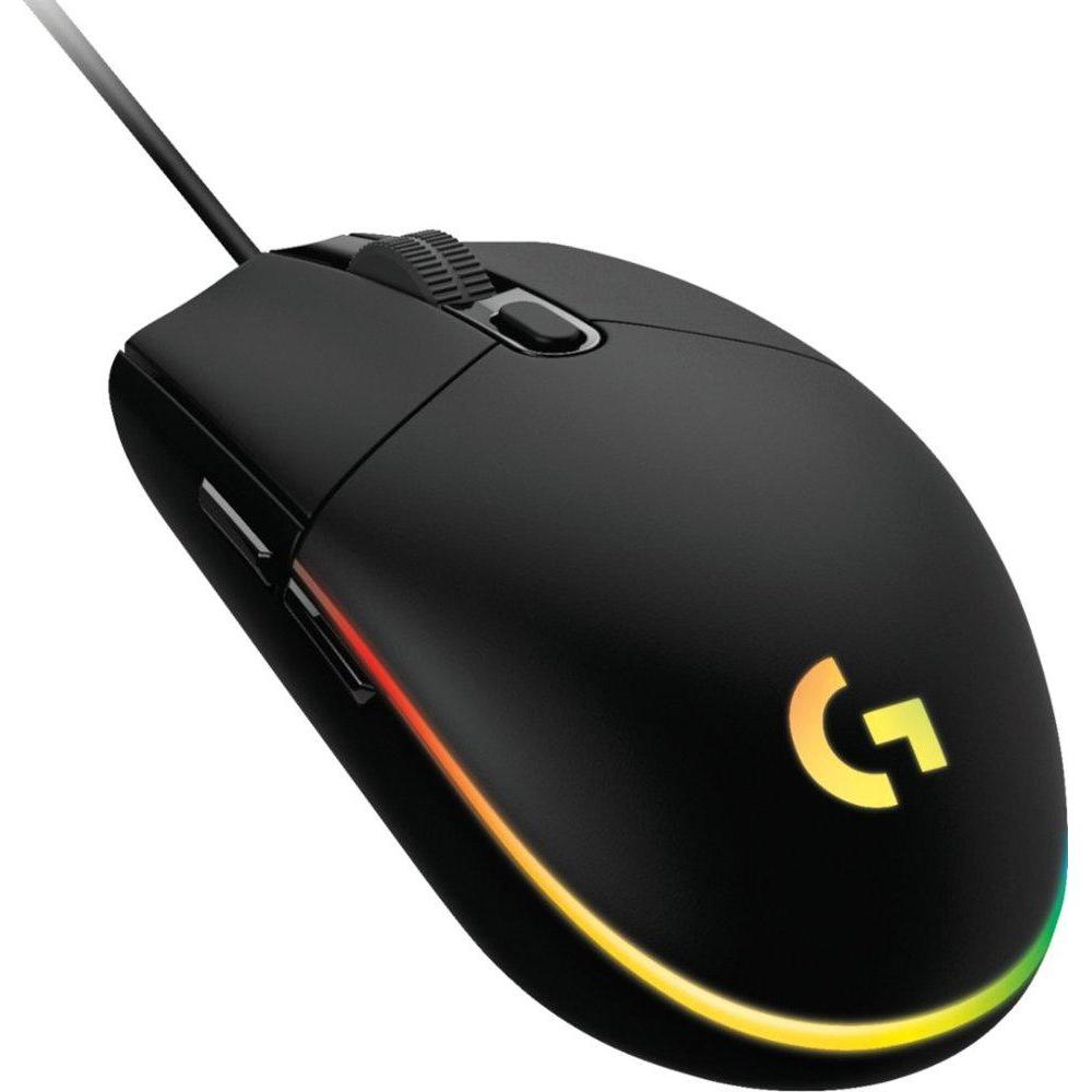 Logitech G203 Wired Optical Gaming Mouse - Black