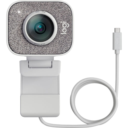 Logitech Stream Cam Webcam with Microphone - White-Logitech-PriceWhack.com