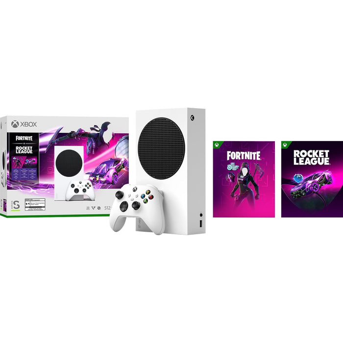 Microsoft Xbox Series S Fortnite & Rocket League Bundle - White-Microsoft-PriceWhack.com