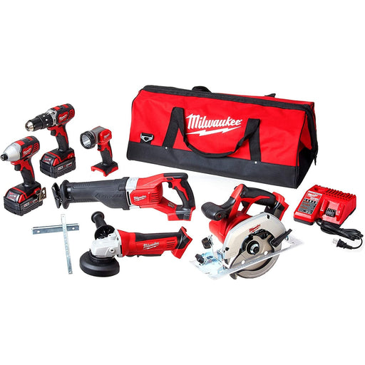 Milwaukee M18 Cordless Lithium Ion 6 Tool Combo Kit-Milwaukee-PriceWhack.com