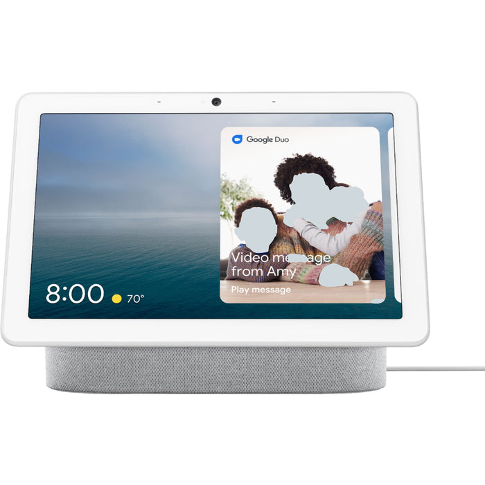 Nest Hub Max 10" Smart Display with Google Assistant - Chalk-Google-PriceWhack.com