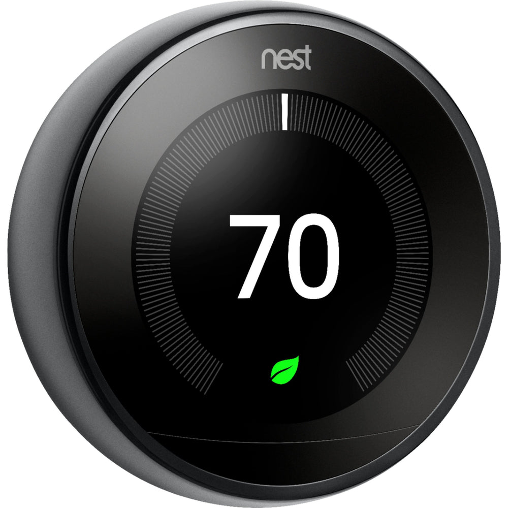 Nest Learning Thermostat (3rd Gen) - Mirror Black-Nest-PriceWhack.com