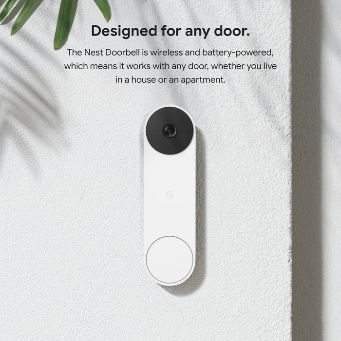 Nest Video Doorbell Battery - Snow-Nest-PriceWhack.com