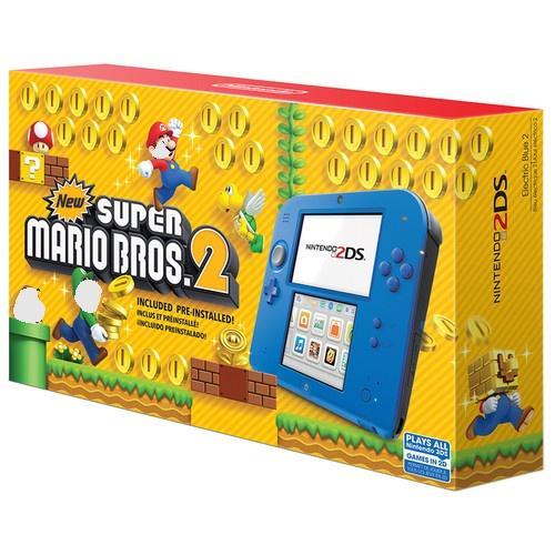 Nintendo 2DS with Super Mario Bros. 2 - Electric Blue-Nintendo-PriceWhack.com