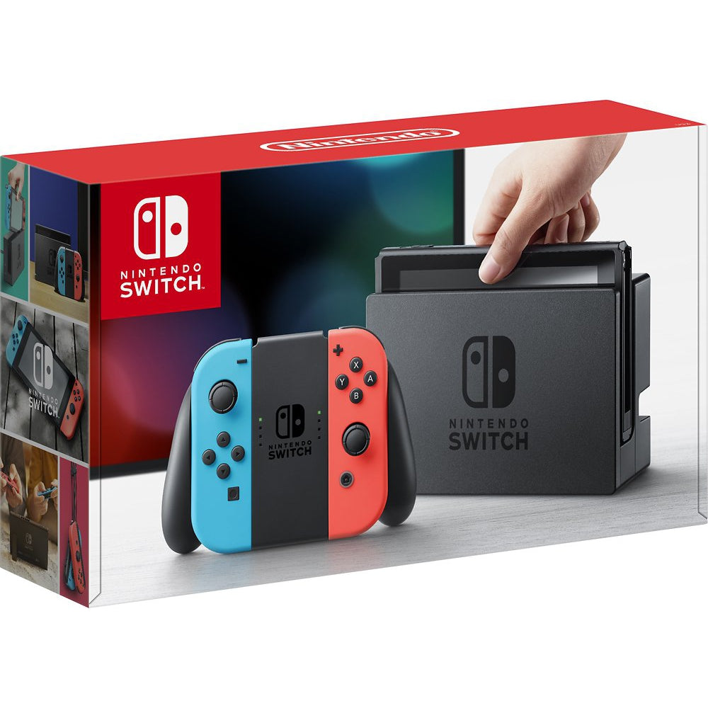 Nintendo Switch Console With Neon Blue/Red Joy-Con.USED.A